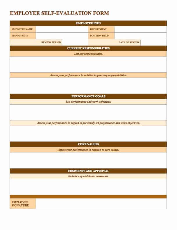 Employee Evaluation forms Templates Fresh Managers’ Performance Review Cheat Sheet