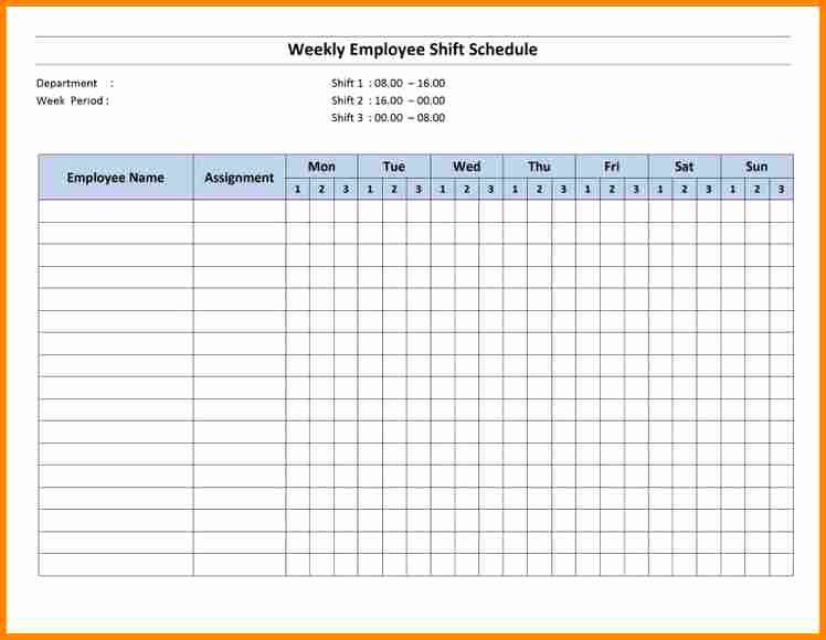 Employee Monthly Schedule Template Beautiful Monthly Employee Schedule Template Excel