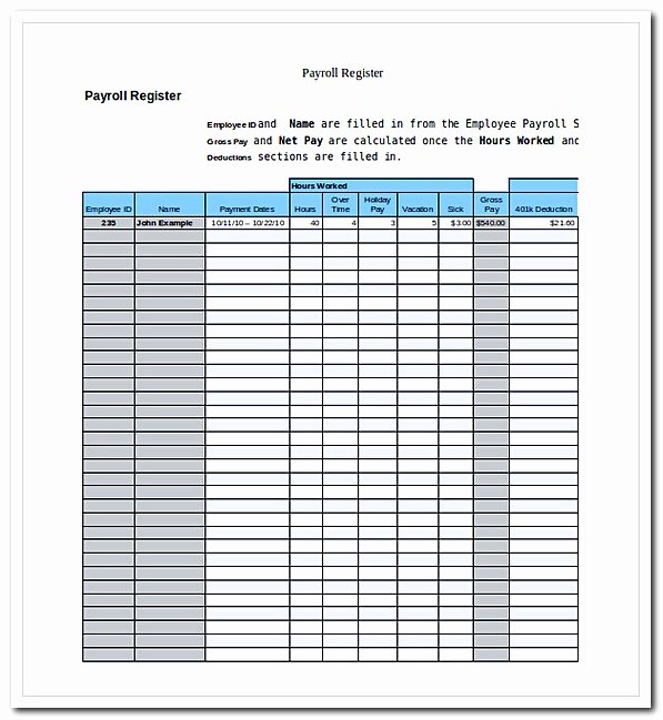 Employee Payroll Ledger Template Lovely Payroll Invoice Template Download Over the Web