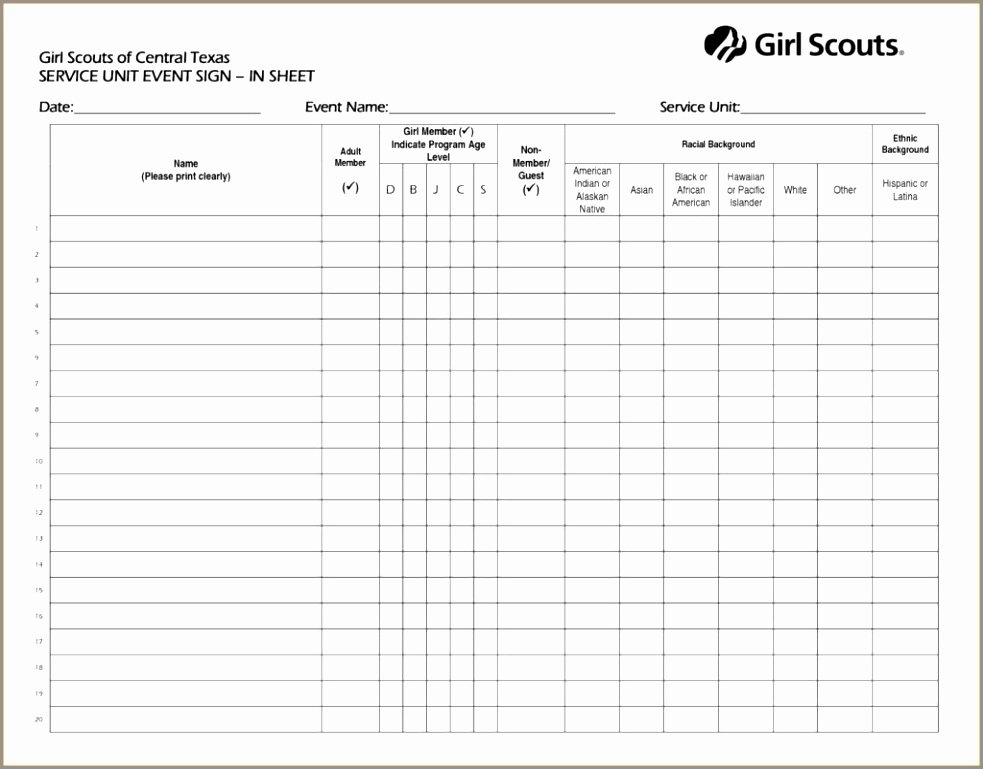 Employee Sign In Sheet Template Lovely 6 Employee Sign In Sheet Template Excel Tapyu