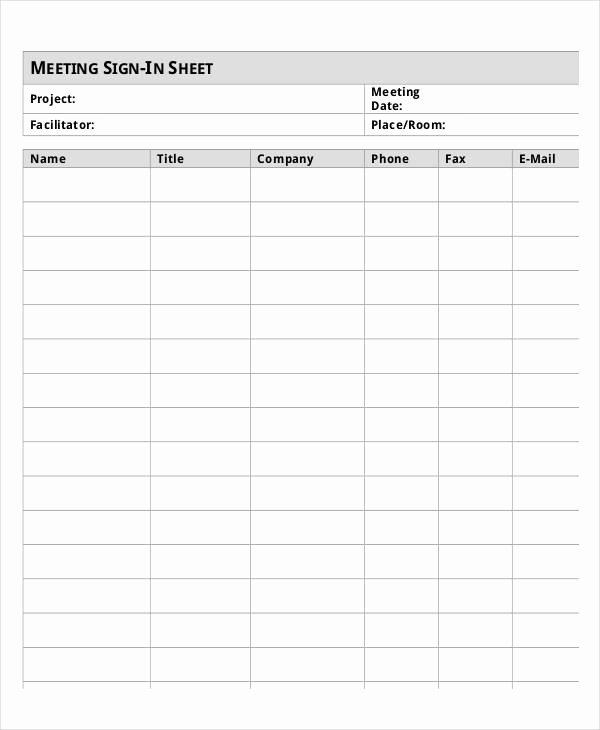 Employee Sign In Sheet Template New Employee Sign In Sheets 10 Free Word Pdf Excel