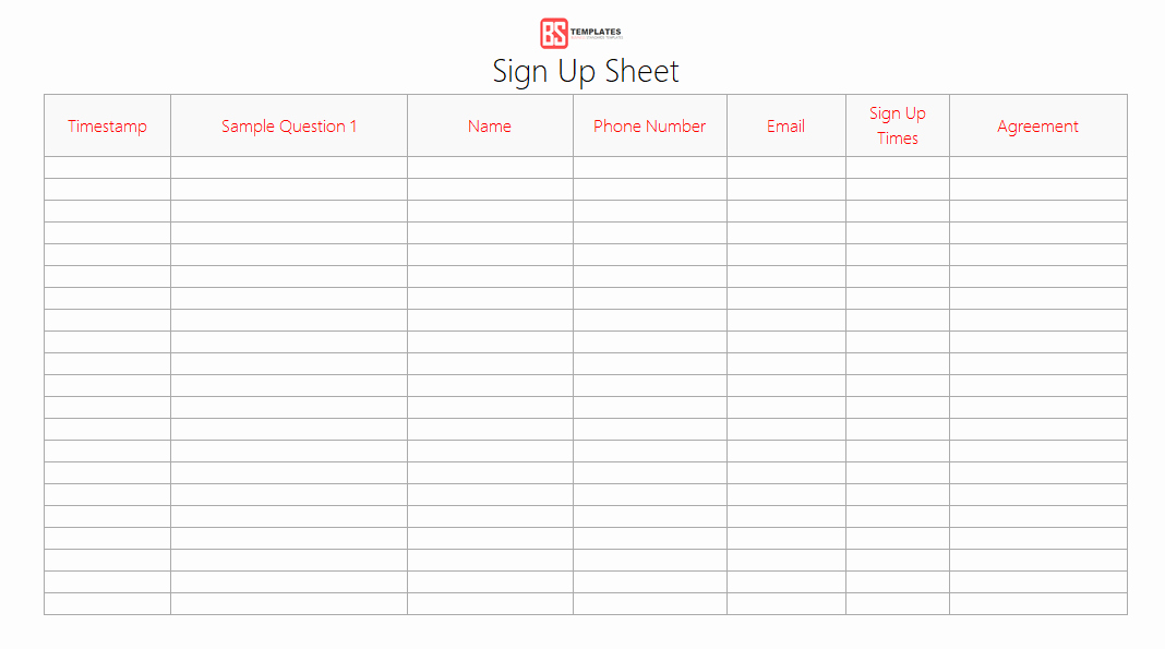 Employee Sign In Sheet Template New Printable Sign In Sheet Templates Blank Employee Signup