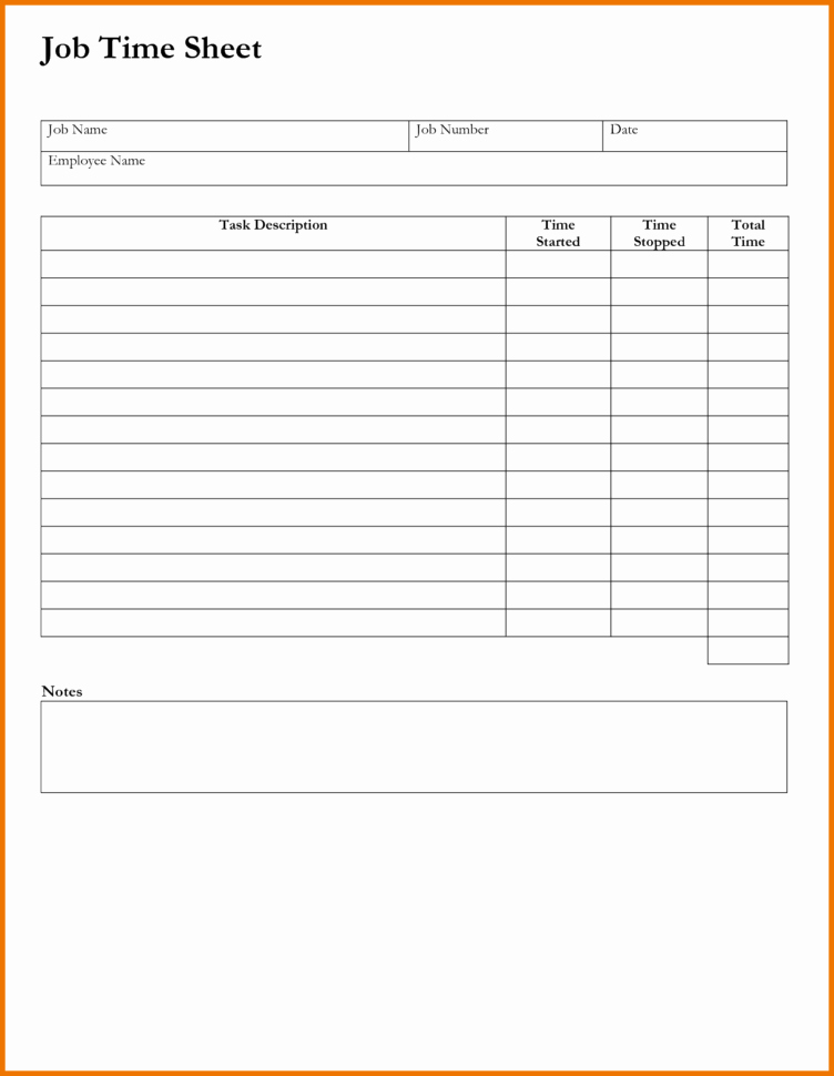 Employee Time Study Template Luxury Daily Timesheet Excel Template 1 Time Spreadsheet Template