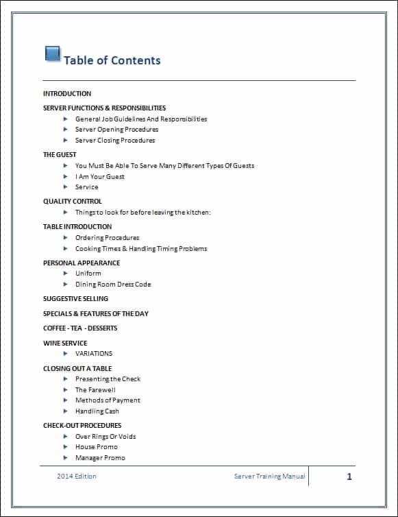 Employee Training Manual Template Fresh 7 Training Guide Templates Word Excel Pdf formats
