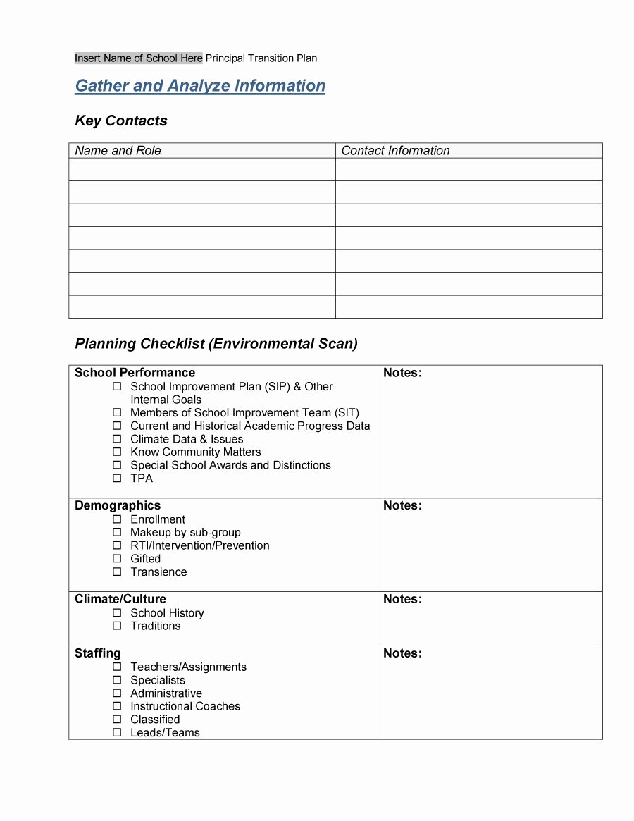 Employee Transition Plan Template Best Of 40 Transition Plan Templates Career Individual