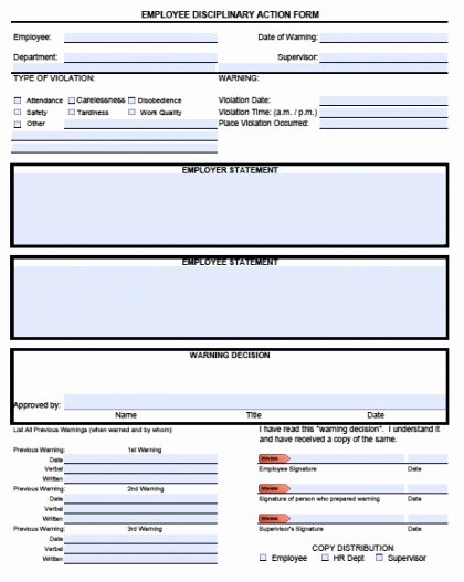 Employee Write Up Template Luxury Download Employee Write Up forms
