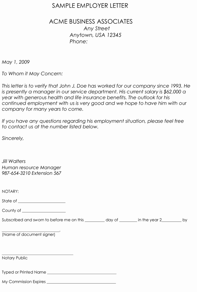 Employment Verification form Templates Best Of Employment Verification Letter 8 Samples to Choose From