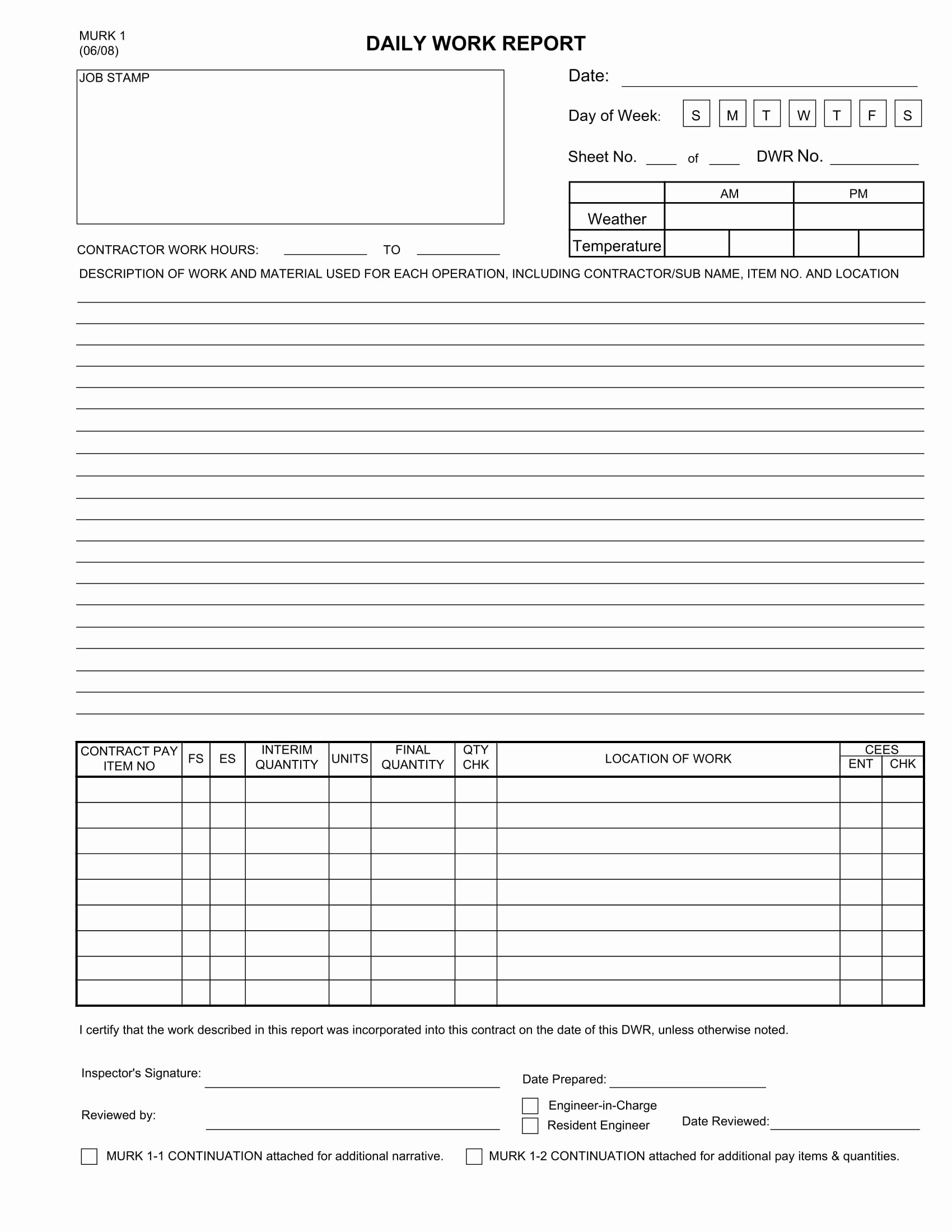 End Of Day Report Template Unique 4 Employee End Of Day Report forms Word Excel Pdf