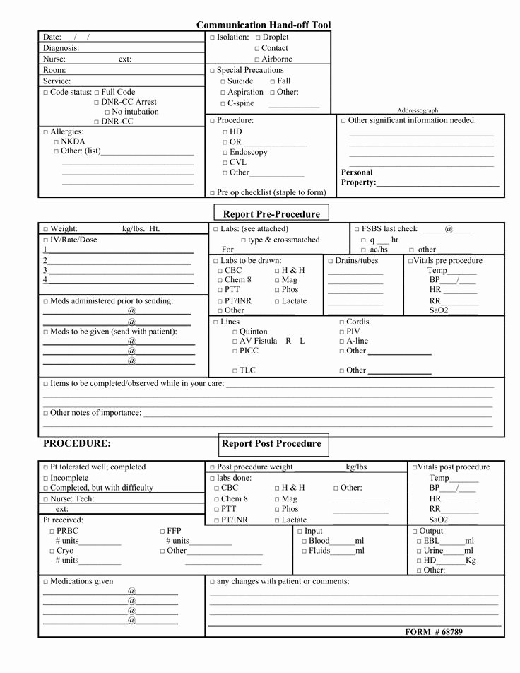 End Of Shift Report Template New Nurse Report Sheets A Collection Of Ideas to Try About