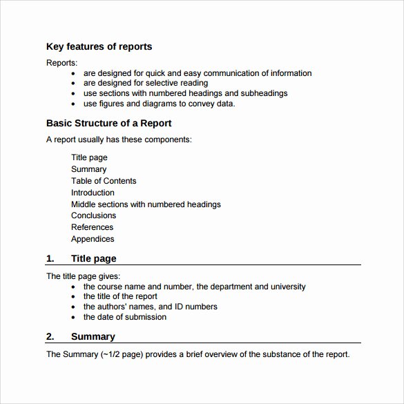 Engineering Technical Report Template Luxury 17 Sample Engineering Reports Pdf Word Pages