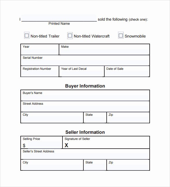 Equipment Bill Of Sale Template New Sample Equipment Bill Of Sale Template 6 Free Document