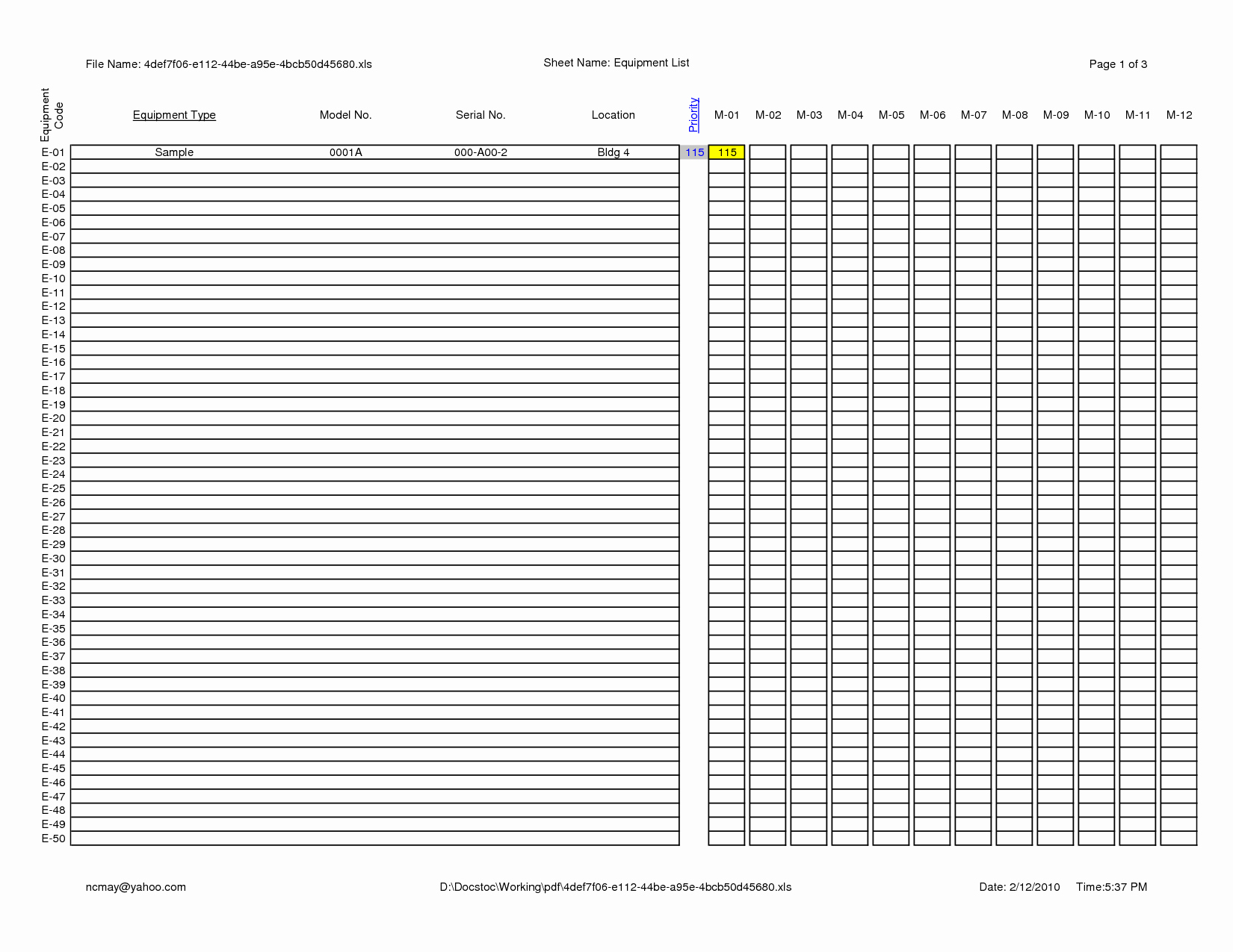 Equipment Maintenance Log Template Excel Fresh Other Template Category Page 95 Izzness