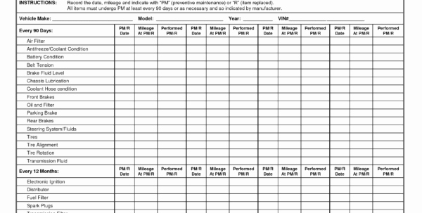 Equipment Maintenance Log Template Excel New Heavy Equipment Maintenance Spreadsheet Spreadsheet