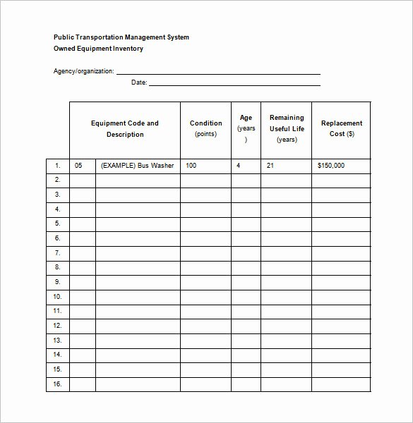 Equipment Maintenance Log Template New Equipment Maintenance Schedule Template Excel