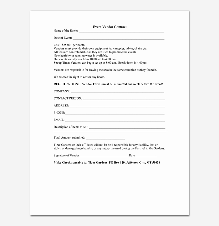 Event Planner Contract Template Elegant event Contract Template 19 Samples Examples In Word