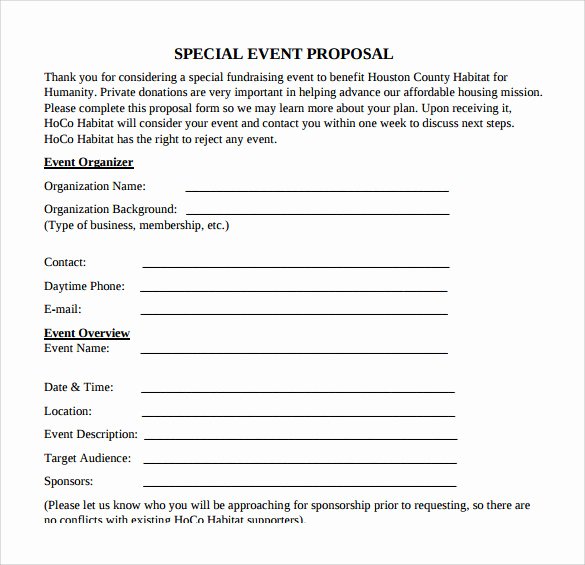 Event Planning Proposal Template Lovely 25 Sample event Proposal Templates – Psd Pdf Word