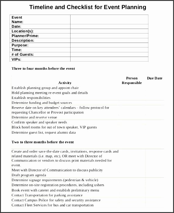 Event Planning Template Pdf Awesome 5 Conference Planning Checklist Editable In Excel