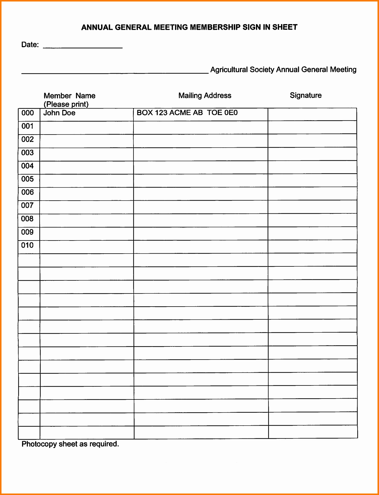 Event Sign In Sheet Template New event Sign In Sheet