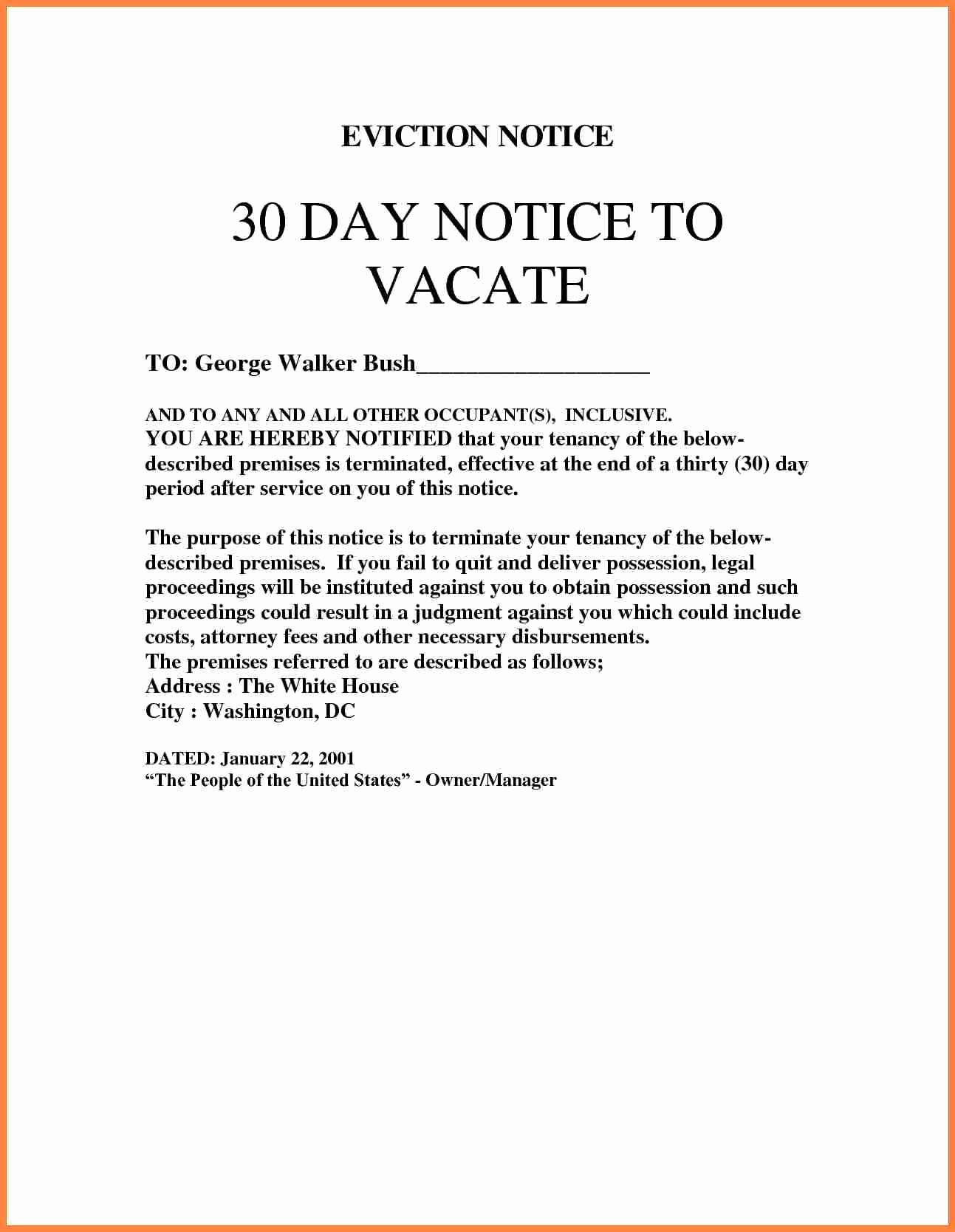 Eviction Notice Template Free Beautiful 4 Eviction Notice Template Uk