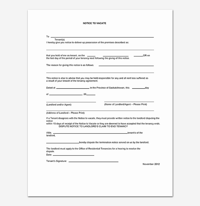 Eviction Notice Template Free Fresh Eviction Notice 24 Sample Letters &amp; Templates