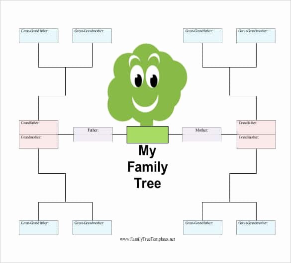 Family Tree Template Word Best Of Simple Family Tree Template 27 Free Word Excel Pdf