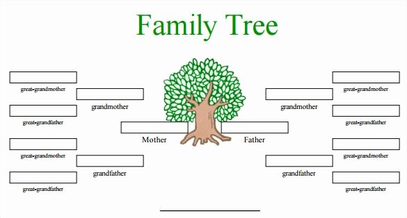 Family Tree with Pictures Template Fresh Blank Family Tree Template 31 Free Word Pdf Documents