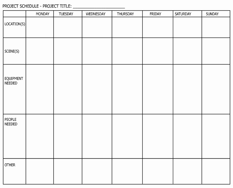 Film Shooting Schedule Template Inspirational asmedianicole♥ Research and Planning Shooting Schedule
