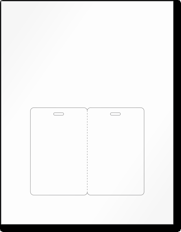 Fold Over Place Card Template Unique Blank Fold Over Id Cards Stationery Printable Sheets