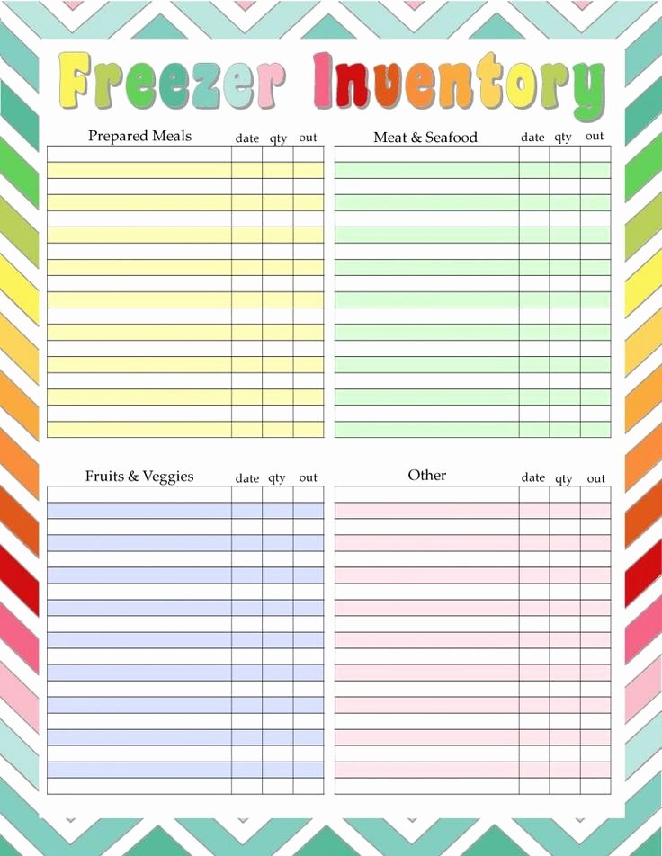 Food Inventory List Template Beautiful 25 Best Ideas About Freezer Inventory Printable On