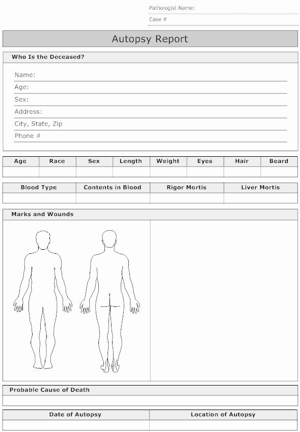 Forensic Report Template Microsoft Word Luxury Sample Coroner S Report Yahoo Image Search Results