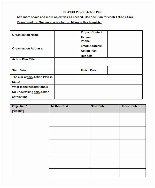 Free Action Plan Template Luxury Action Plan Templates