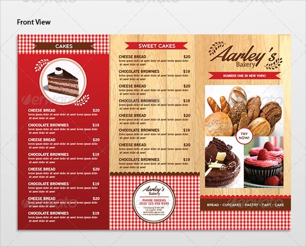 Free Bakery Menu Template Best Of Sample Bakery Menu Template 15 Download Documents In