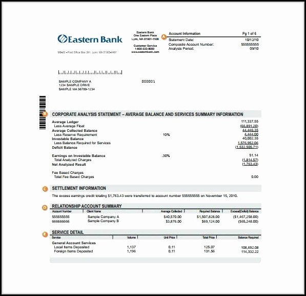 Free Bank Statement Template Unique Fake Chase Bank Statement Template Free Template 1