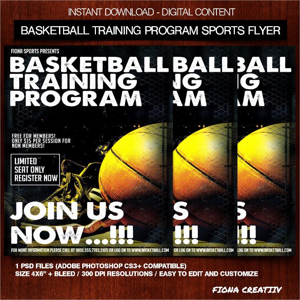 Free Basketball Flyer Template Elegant Basketball Flyer Template 24 Download Documents In Pdf
