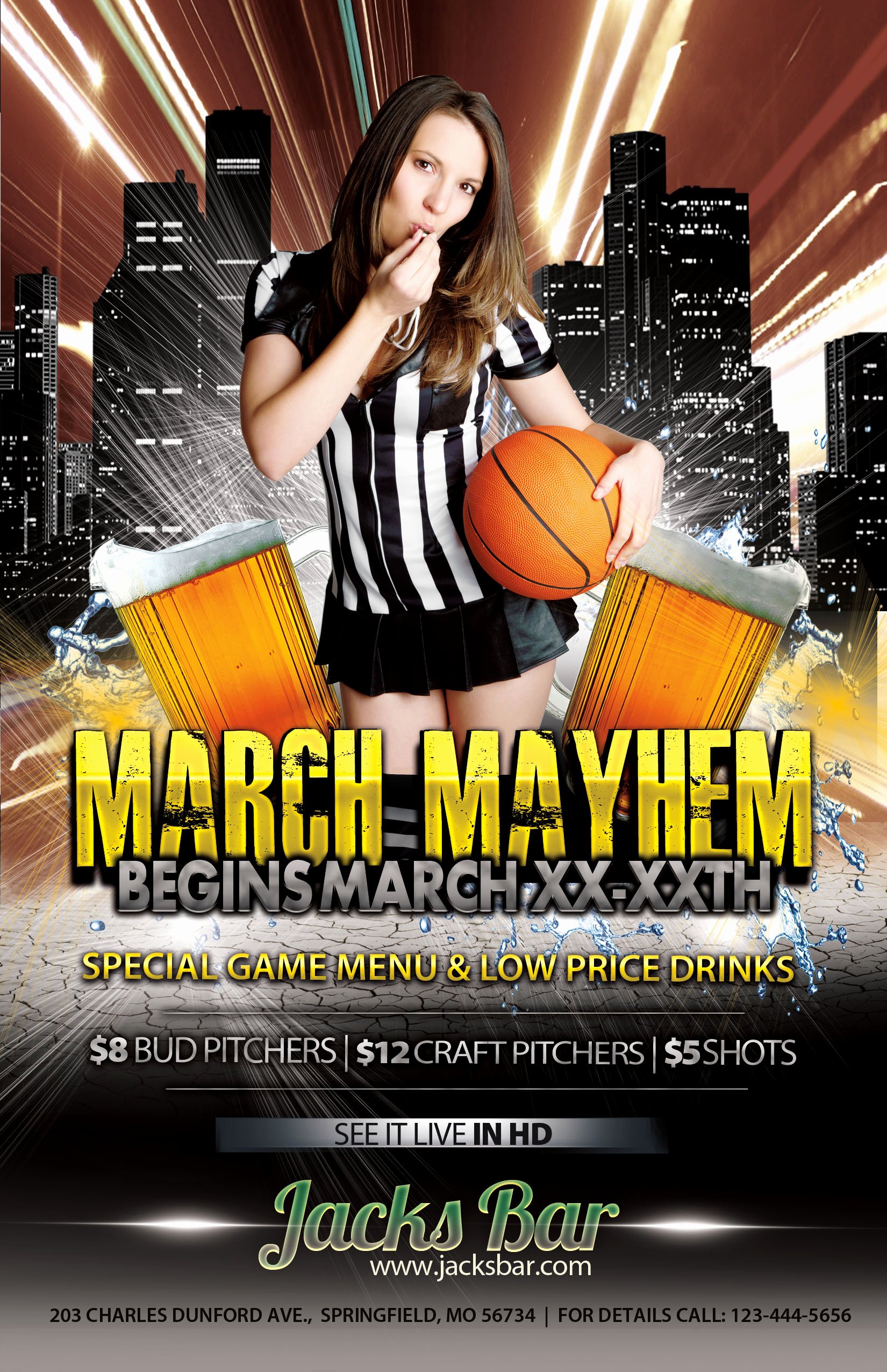 Free Basketball Flyer Template Inspirational the Madness Begins Free 5 Basketball Flyers In Psd for