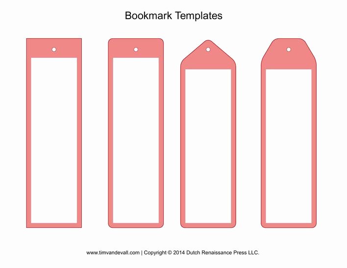 Free Blank Bookmark Template Lovely Download Free Blank Bookmark Template Pdf format Download