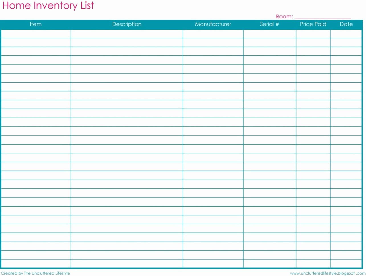 Free Blank Spreadsheet Templates Unique Free Printable Inventory Sheets Spreadsheet Templates