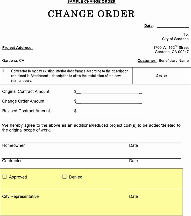 Free Change order Template Best Of 3 Change Request Template Free Download