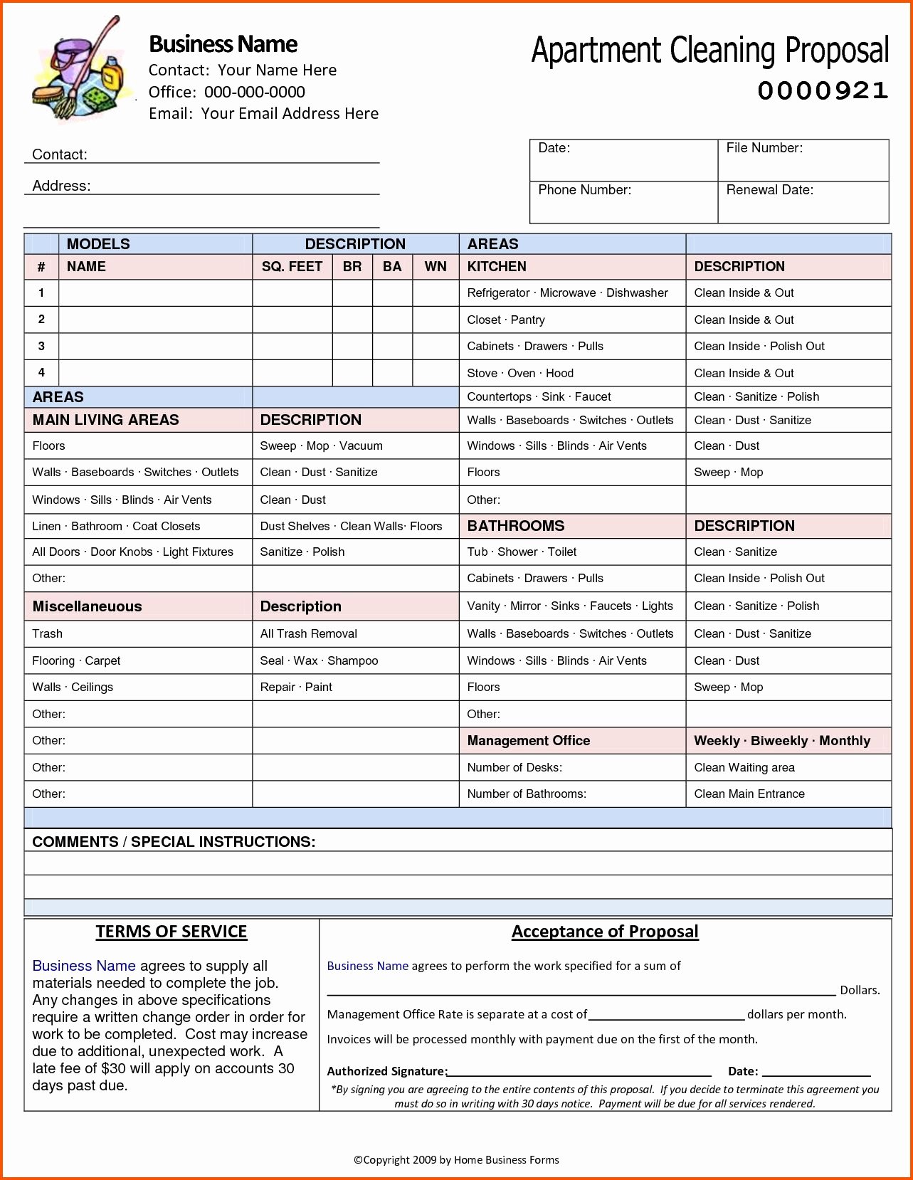 Free Cleaning Proposal Template New Bid Templates Construction Bid Template 3 Free Templates