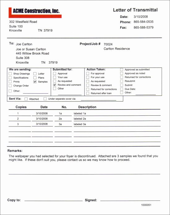 Free Construction Submittal form Template Fresh Construction Proposal Template