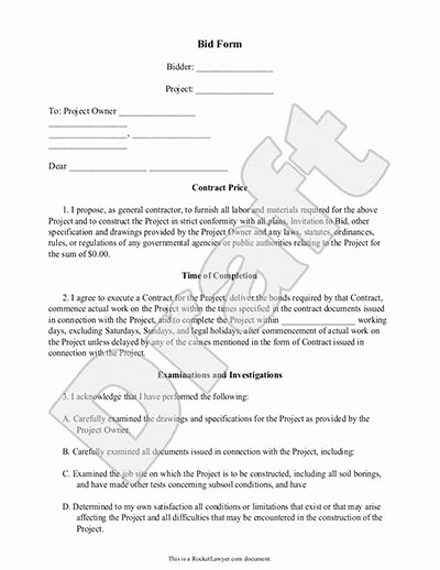 Free Contractor Proposal Template Best Of Construction Proposal Template