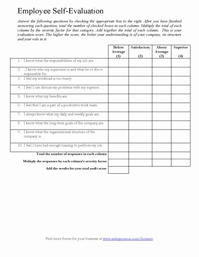 Free Employee Evaluation forms Templates Lovely Printable Employee Evaluation form Template Customize