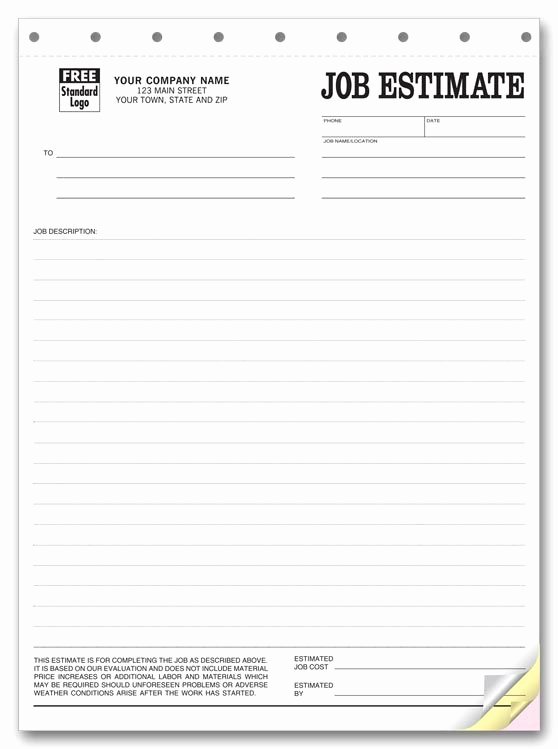 Free Estimate Template Pdf Best Of Printable Blank Bid Proposal forms