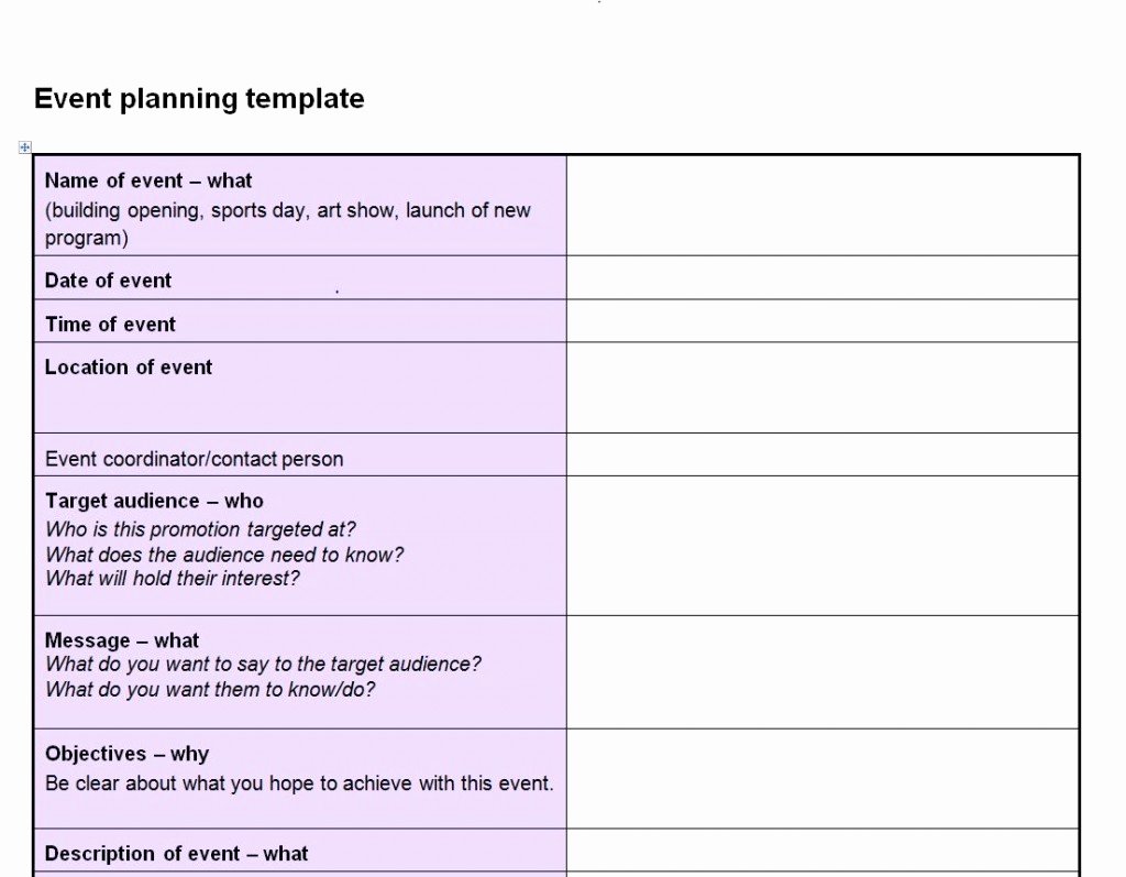 Free event Planner Templates Luxury event Planning Checklist Template