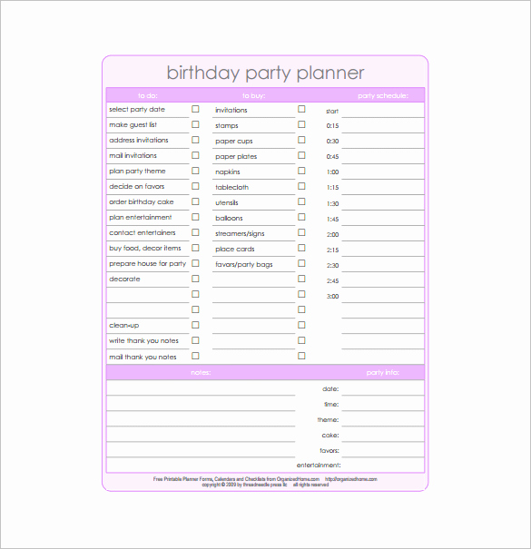 Free event Planner Templates Luxury Party Planning Templates 16 Free Word Pdf Documents