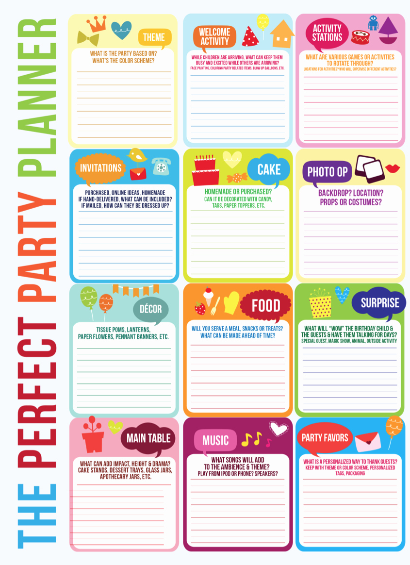 Free event Planning Templates Fresh Kara S Party Ideas Master Party Planning Template