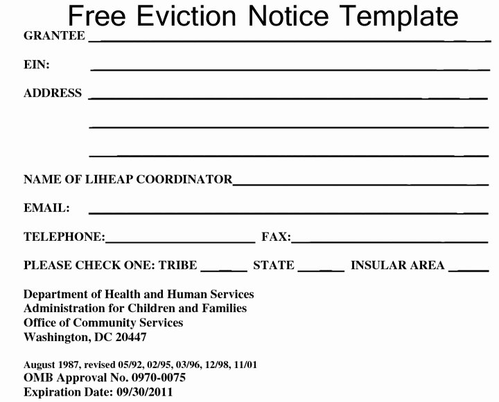 Free Eviction Notices Templates Beautiful Free Printable Eviction Notice Template – Excel About