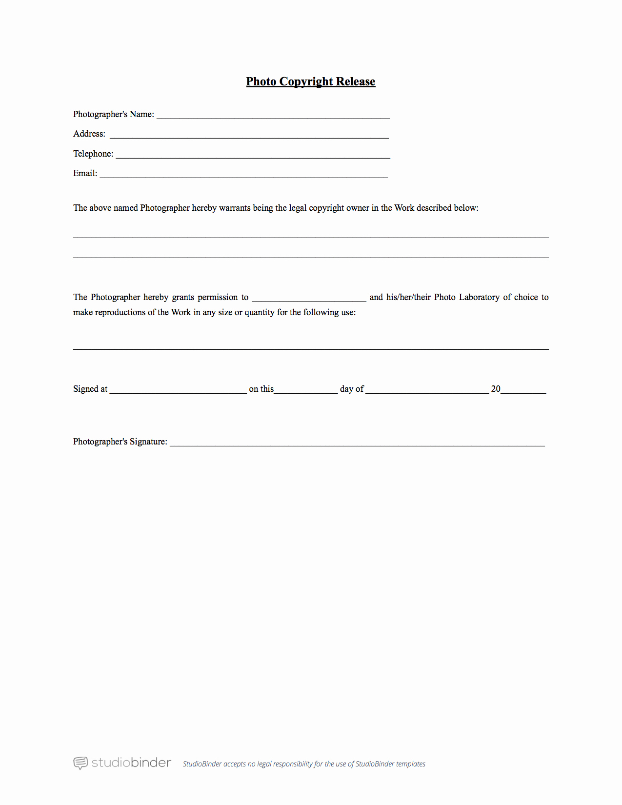 Free General Release form Template Elegant why You Should Have A Release form Template