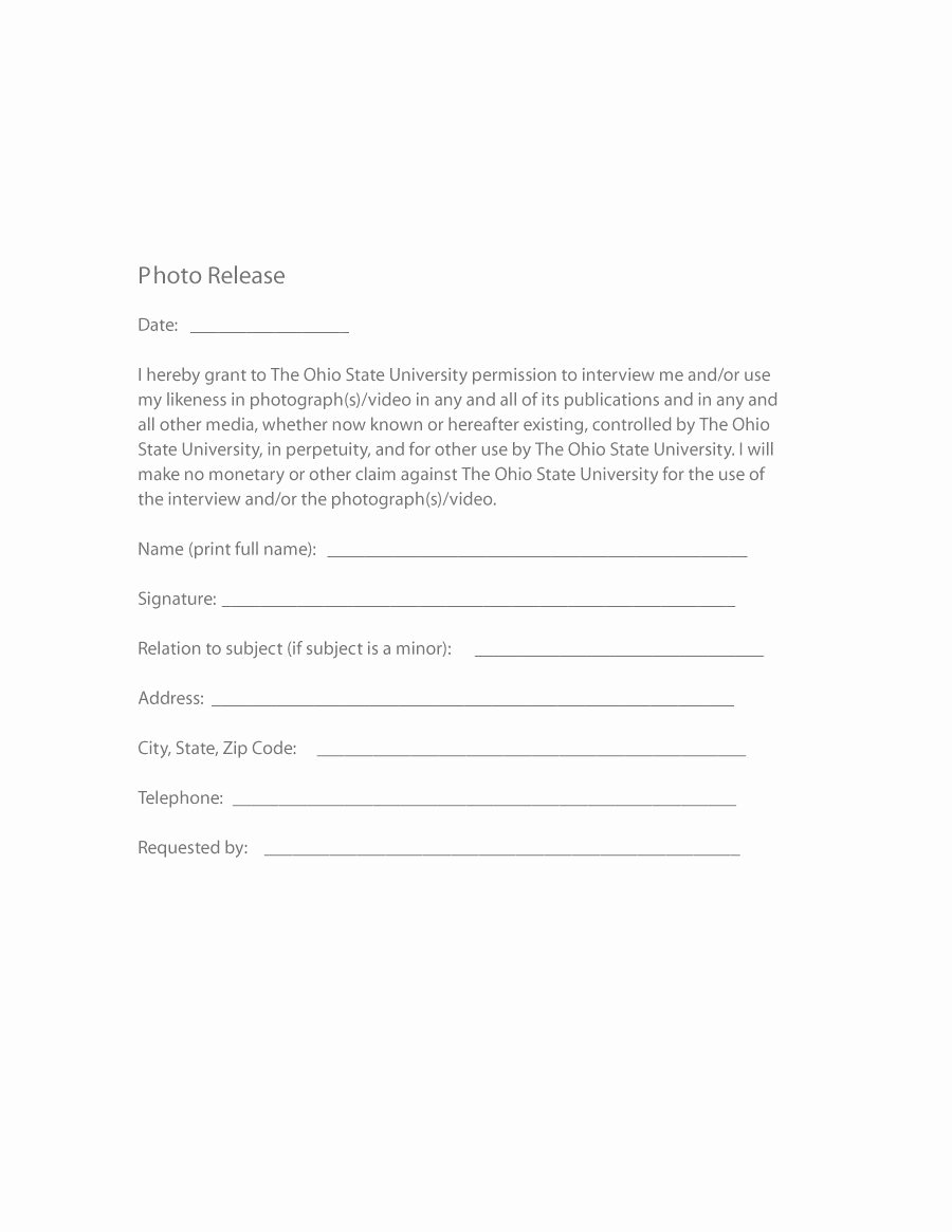 Free General Release form Template Unique 53 Free Release form Templates [word Pdf