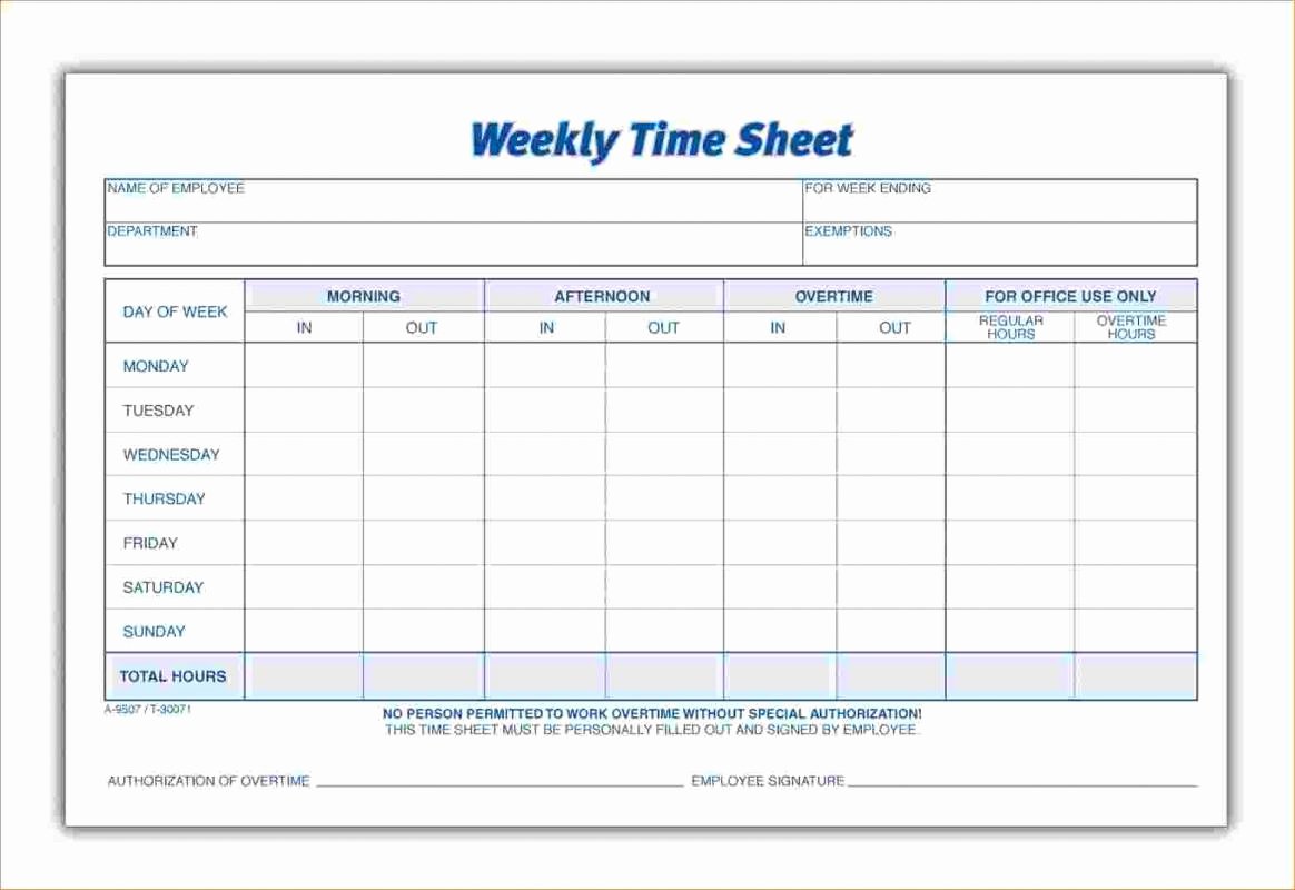 Free Monthly Timesheet Template Inspirational Free Printable Timesheets
